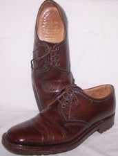 Vintage Saxone Brown Leather Shoes  Size 8.5 " Hiker"