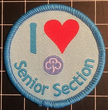 I Love Senior Section Badge