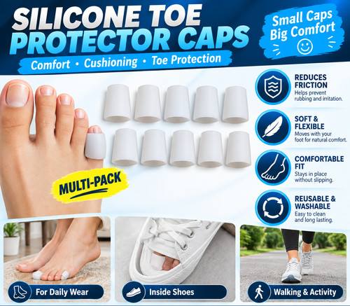 10x pain relief toe sleeve - pain, gel