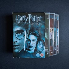 Harry Potter Complete 8 Film Collection DVD Set Very Good Discs, Worn Box