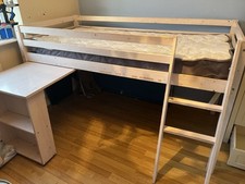 IKEA White Mid-sleeper  Small  Single Cabin Bed Children's , dismantled