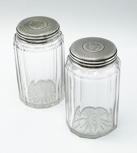 Silver top jars - jars, london