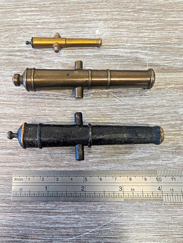 Vintage turned metal model - metal,