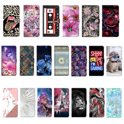 Patterned wallet flip case - flip,