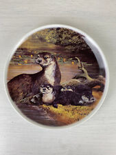 Otter plate, bone china, England