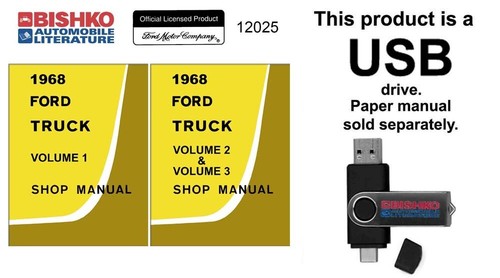 1968 ford truck except - 1968, (except