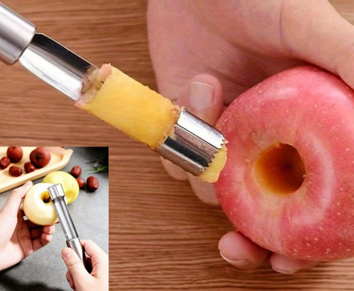 Apple corer stainless steel - stainless,