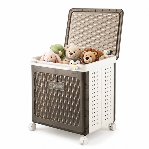Double laundry basket with - laundry,