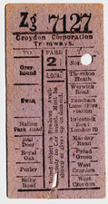 London area tram ticket