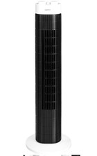 Amazon Basics 3 Speed Oscillating Portable Tower Fan with Timer , 45 Watts, Whit