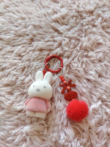 Red cute miffy flocked - miffy,
