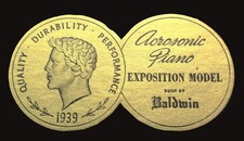 1938 Baldwin Piano Poster