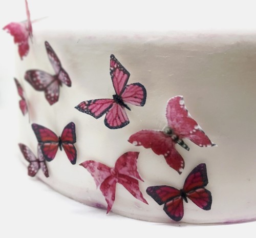 Cake toppers pretty pink - toppers,