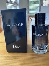 Sauvage Empty Refillable 100ml Aftershave Bottle In Original Box