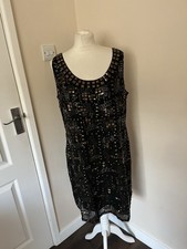 Phase Eight Black Beaded Shift