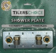 TILERS CHOICE UK (Chrome) Shower Plate 150mm Concealed Shower Fixing Plate