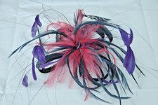 FASCINATOR Red/metal