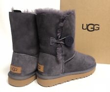 UGG Australia Bailey Button II Nightfall Purple Sheepskin Boot Women's 1016226