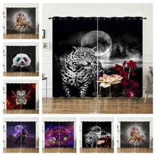 Panda/Leopard/Horse Curtains