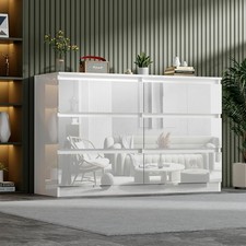120CM6 7 8 Drawers High Gloss