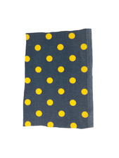 Fabric Roll Navy & Yellow