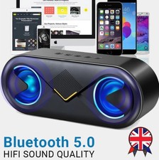High Bass Ultra Loud Bluetooth Speakers Portable Wireless Speaker Outdoor/Indoor