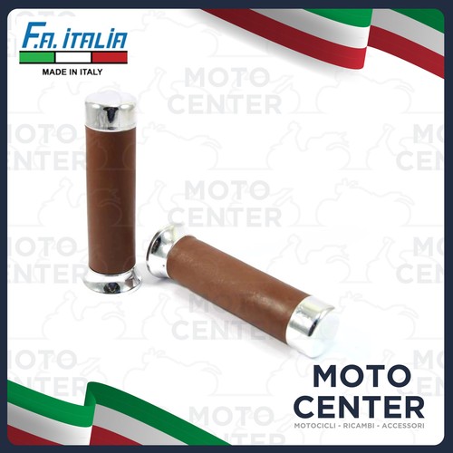 Grip pair brown piaggio - brown, vespa