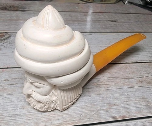 Vintage hand carved meerschaum - hand,