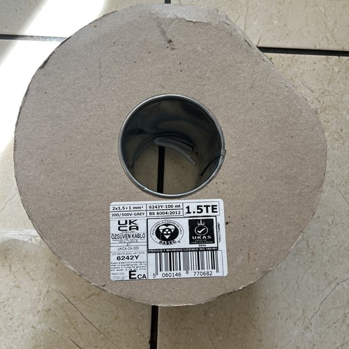 Twin earth electrical cable - &,