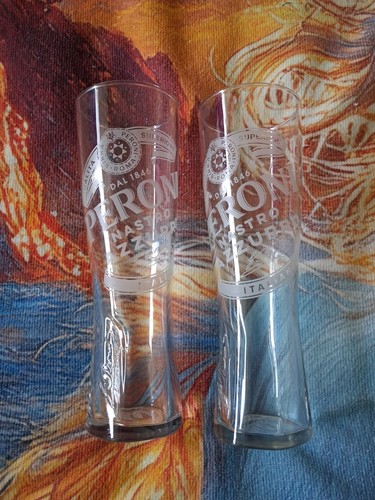 New peroni pint glasses - new,
