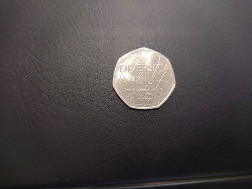 Diversity built britain 50p - built,