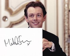 Michael Sheen - The Queen -  Romeo and Juliet - HAND SIGNED INDEX CARD + PHOTO
