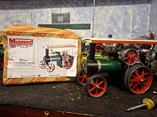 Mamod te1a live steam tractor - steam,