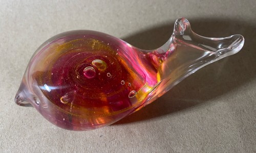 Vintage art glass fish - ,