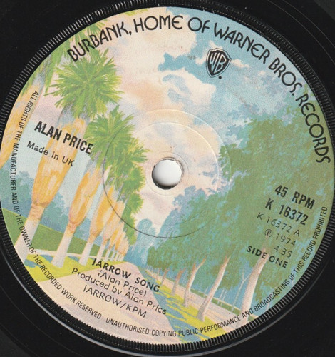 Alan price jarrow song - price,