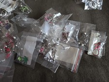 ***JOBLOT*** 28 x mixed colour glass crystal Surgical Steel Belly Bars