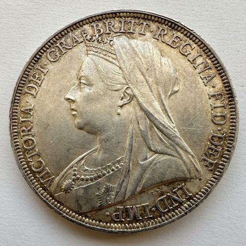 1897 crown coin - 1897, veil