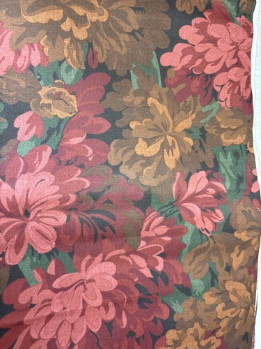 Bordeaux floral fabric - bordeaux,