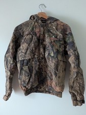 Mossy Oak Real Tree Camo Padded Jacket Hunting Hiking Outdoor Youth Large 10/12