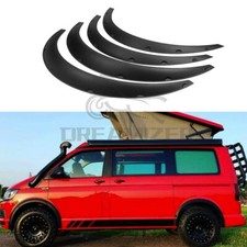 For VW T5 2003-2015 Widened JDM Fender Flares Wheel Arch ABS Car Fittings UK