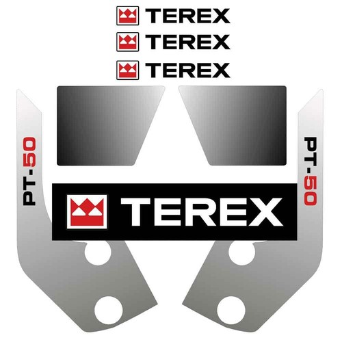 Terex pt50 decals - pt50,