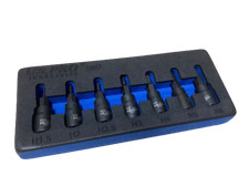 1/4" DRIVE IMPACT HEX ALLEN BIT SOCKETS US PRO 7PC H1.5 H2 H2.5 H3 H4 H5 H6 3967
