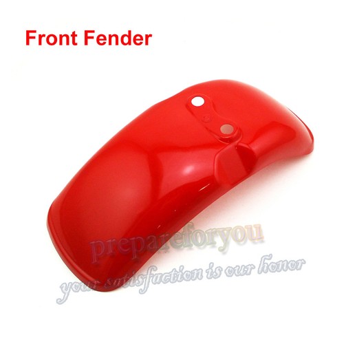 Red front fender for honda - fender,