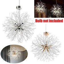 Firework 8-Bulb Crystal Chandeliers Dandelion Chandelier Light Pendant Modern