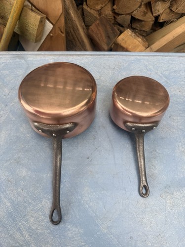 Set vintage french copper - of,