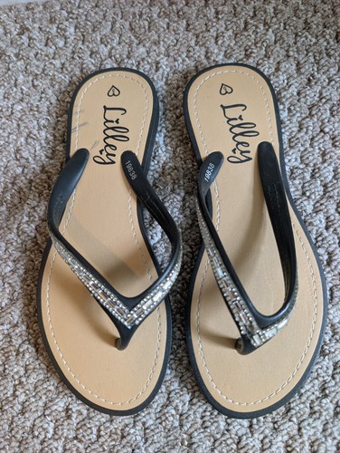 Lilley black toe post - toe,