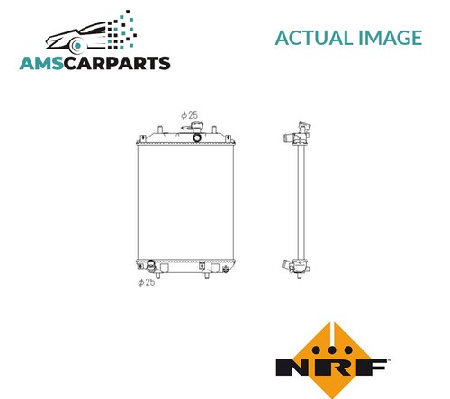 Engine cooling radiator 53413 - cooling,