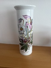 Portmeirion Vintage Botanic Garden Vase Helleborus Niger Christmas Rose 9.5”