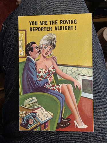 Vintage saucy comic postcard - vintage,