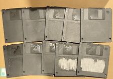 Floppy Disks 10x Maxell Formatted 3.5” Floppy Disks 1.44MB Used Wiped (B)